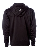 Risk.Reward® Mens Golf Hooded Zip | Basic Black