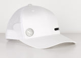 Risk.Reward® Golf Hat with Ball Marker - Smooth White & Black