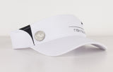 Risk.Reward® Golf Visor with Ball Marker - Lined Out Visor White & Black