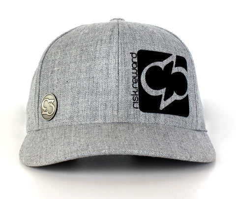 Risk.Reward® Golf Hat with Ball Marker - Block Leather Strap