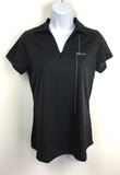 Risk.Reward® Ladies Golf Polo | Charcoal Pinstripe - RISK REWARD GOLF