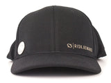 Risk.Reward® Golf Hat with Ball Marker - Basic Black and Camel - RISK REWARD GOLF