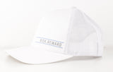 Risk.Reward® Golf Hat with Ball Marker - RR White and Blue - RISK REWARD GOLF