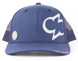 Risk.Reward® Golf Hat with Ball Marker - Statement Navy and Gray - RISK REWARD GOLF