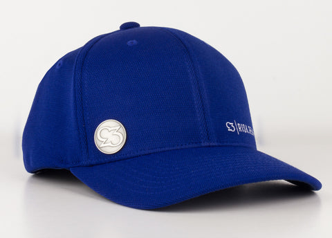 Risk.Reward® Golf Hat with Ball Marker - Basic Royal and White
