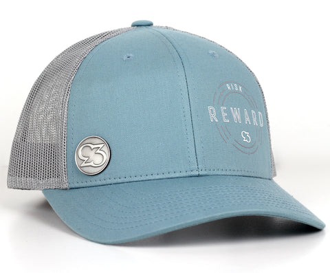 Risk.Reward® Golf Hat with Marker - BLUE SMOKESTER