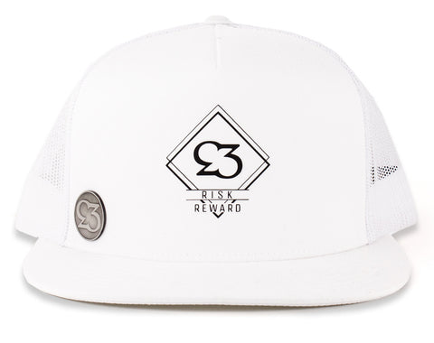 Risk.Reward® Golf Hat with Ball Marker - Double Diamond - RISK REWARD GOLF