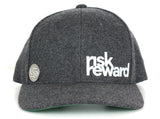 Risk.Reward® Golf Hat with Ball Marker - Dark Grey Wool