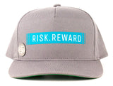 Risk.Reward® Golf Hat with Ball Marker - Barcode Teal - RISK REWARD GOLF